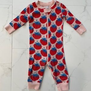 Hanna Andersson Strawberry Pajamas - 12-18 M